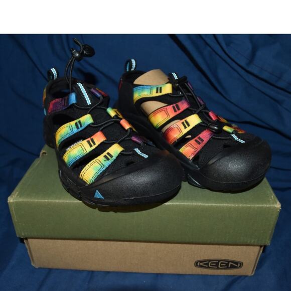NEW KEEN Newport Retro Original Tie Dye Women's 7 NIB Sandals Outdoor Covered - Picture 1 of 7